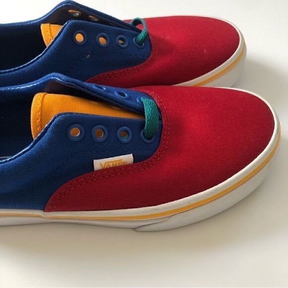 Vans Era primary color block lace up sneakers NWOT child’s size 1.5 - Picture 6 of 8
